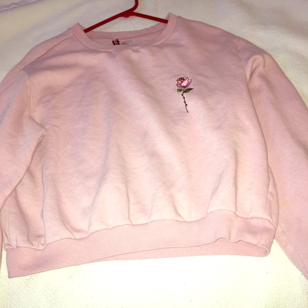 🌸 Embroidered sweatshirt H&M 🌸